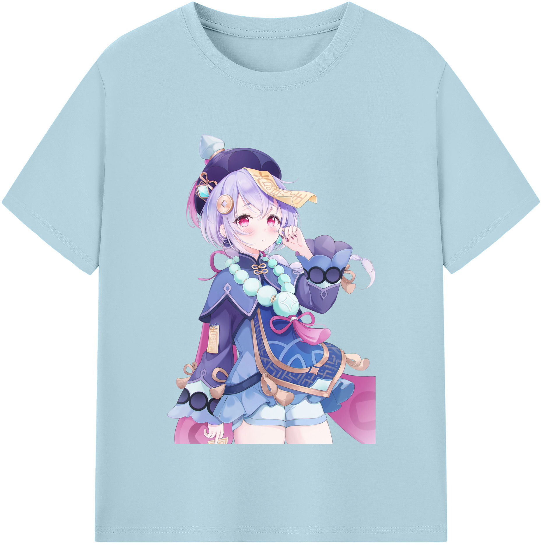 げんし神 七七 なな  genshin Nana 綿100％半袖Tシャツ（フロントプリント）